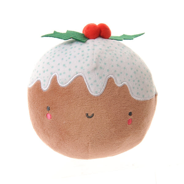 Ziggle Christmas Soft Baby Ball Pudding Rattle