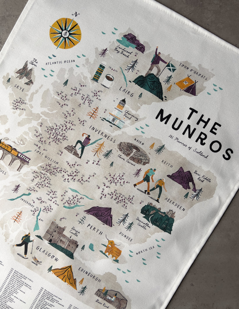 The Munros Tea Towel