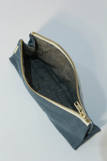 Pencil Case Organic Cotton - Saffron Yellow