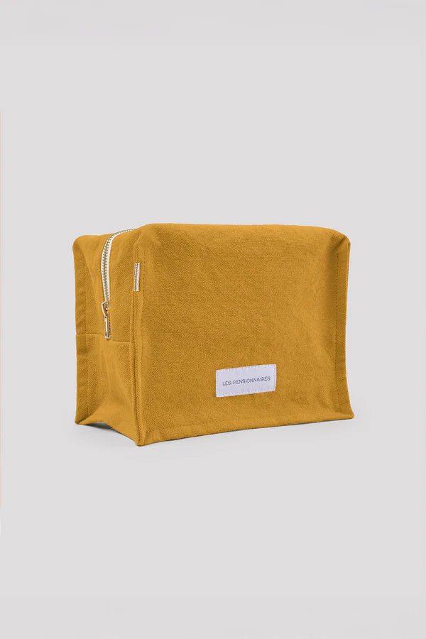 Cube Toiletry Bag - Saffron Yellow