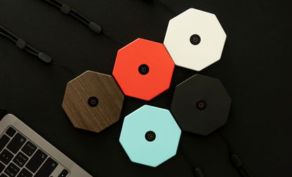 Mini Twist Hexagon Light Coral Red