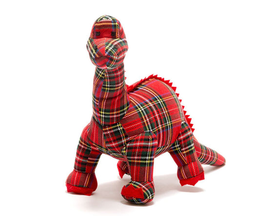 Diplodocus Toy Red Tartan (0+)