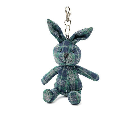 Tartan Bunny Bag Charm