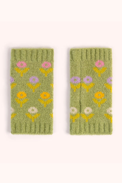 Willow Wrist Warmers (Sage)