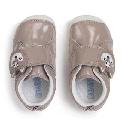 StartRite WILD FAWN Toddler Shoes (Patent Taupe) 19-21.5