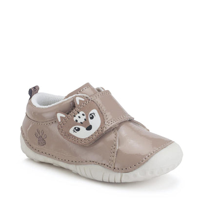 StartRite WILD FAWN Toddler Shoes (Patent Taupe) 19-21.5