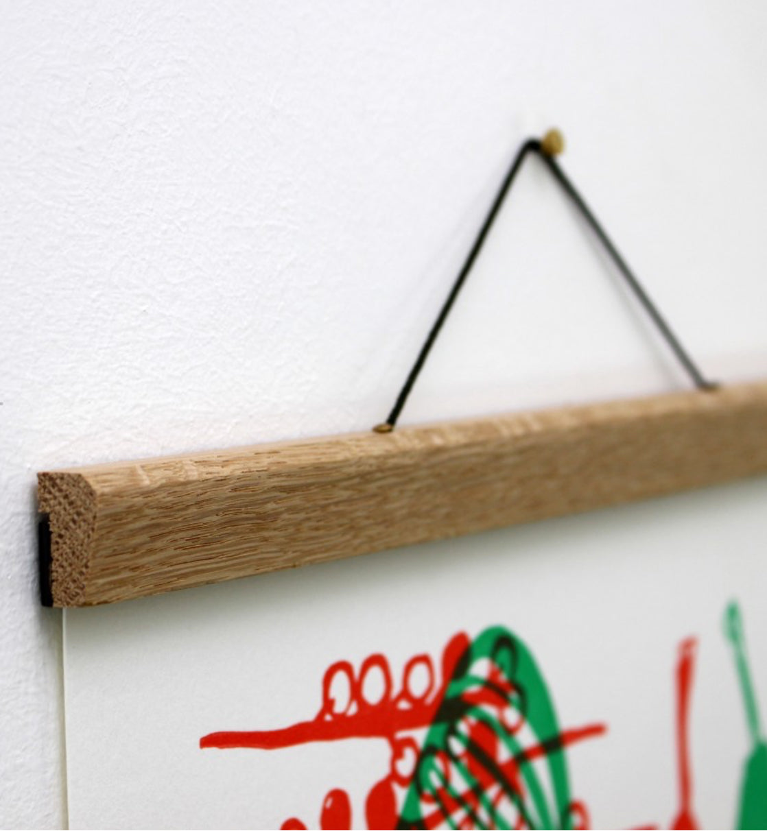 Oak Poster Hanger 51cm / 20in