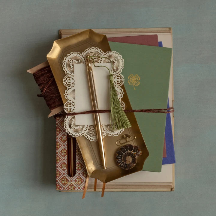 Brass Tray Knowledge Is Power