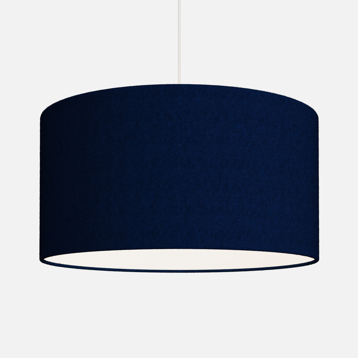 COLLECTION ONLY! Wenlock Navy Wool Lampshade 30x60cm