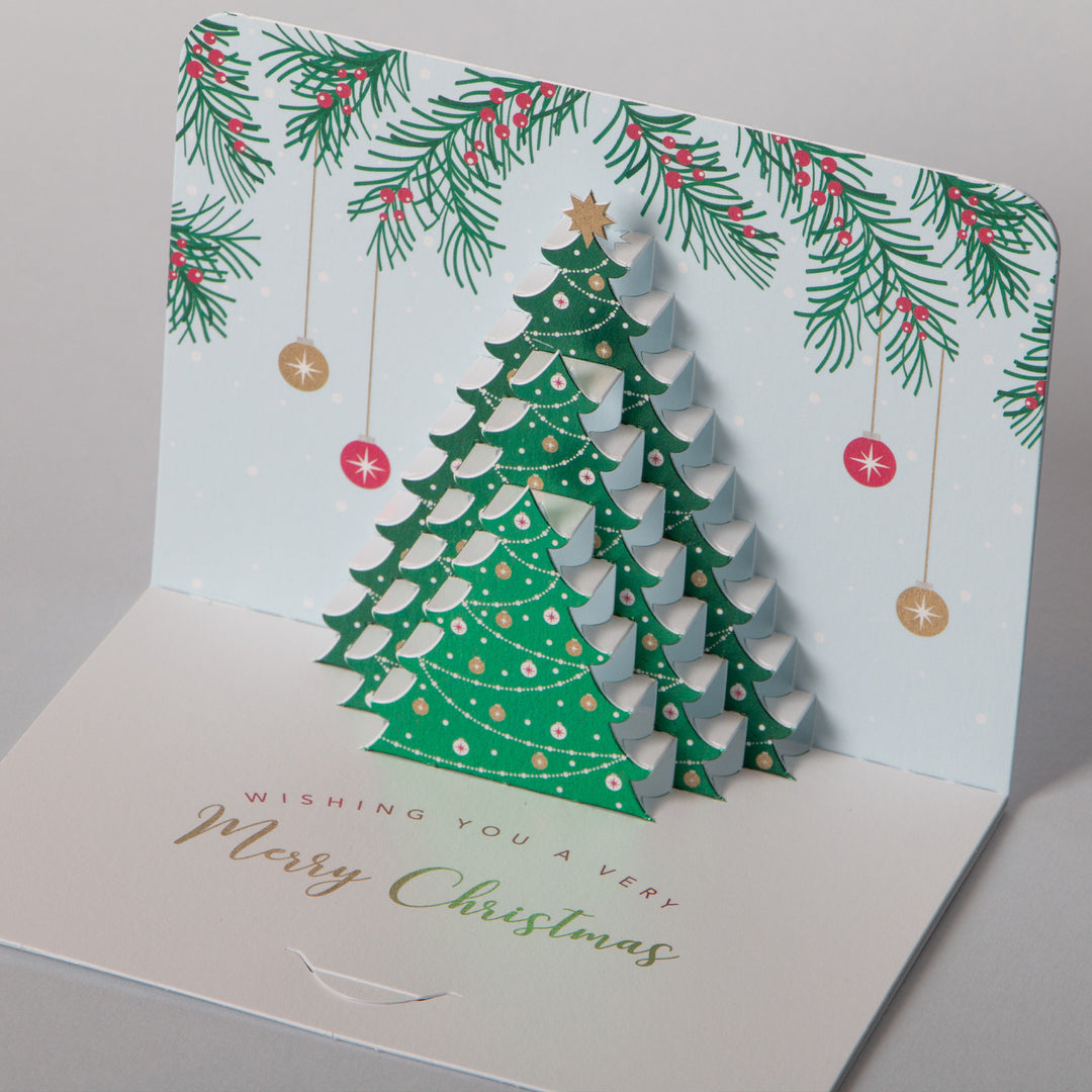 Christmas Card Pack 3D Tree