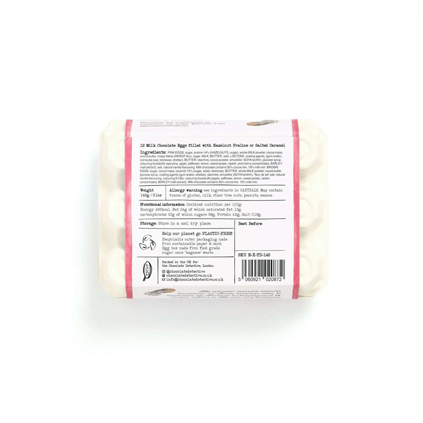 12 Turtle Dove Eggs (Praline & Salted Caramel)