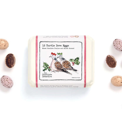 12 Turtle Dove Eggs (Praline & Salted Caramel)