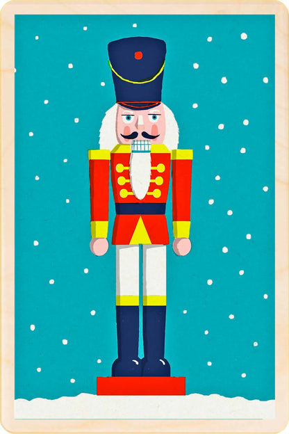 Wooden Postcard Nutcracker