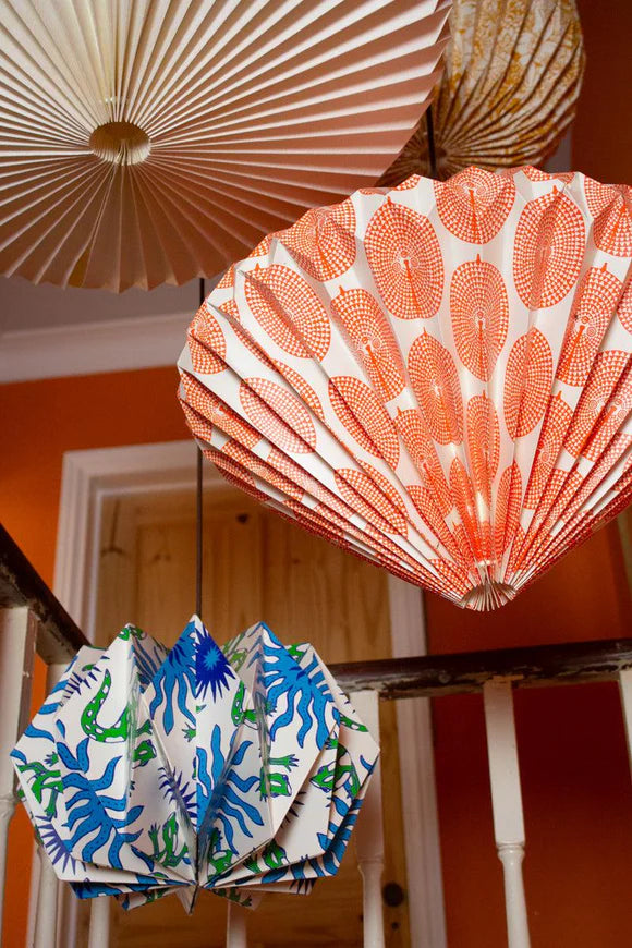Origami Lampshade Globe Sun Mask