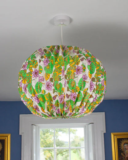 Origami Lampshade Globe Waterlilies