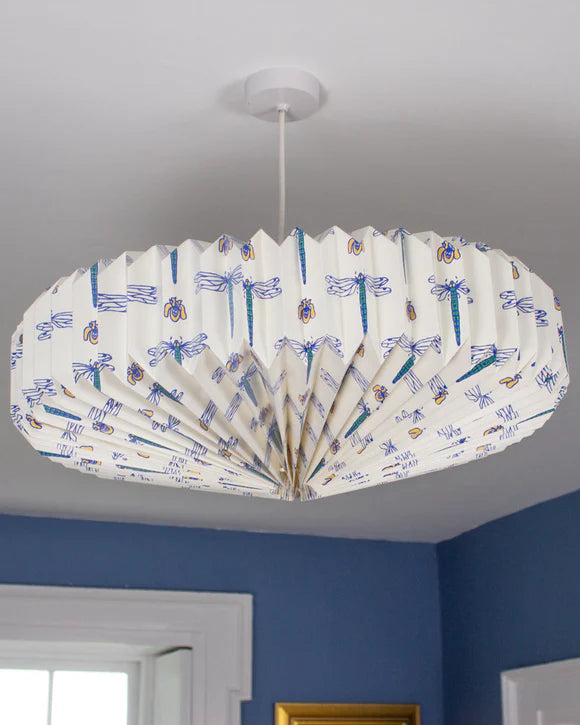 Origami Paper Lampshade Saucer Dragonfly