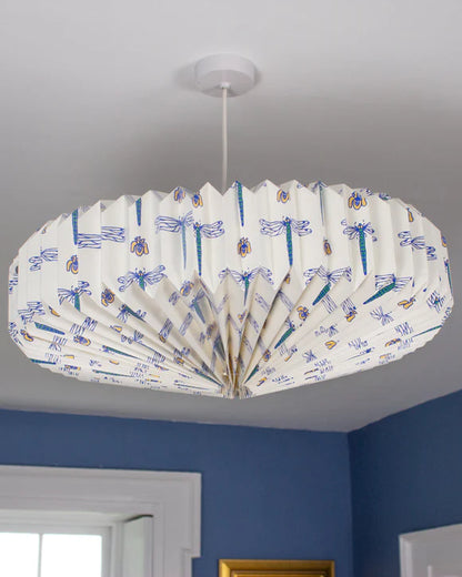 Origami Paper Lampshade Saucer Dragonfly