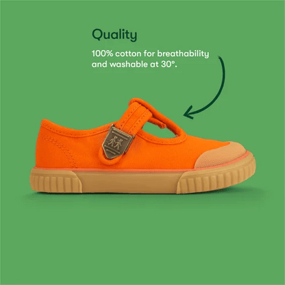 StartRite ANCHOR Canvas Shoes (Orange) 22-25
