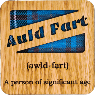 LT Wooden Coaster Auld Fart