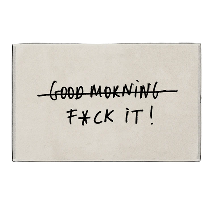 Cotton Bath Mat - F*ck It
