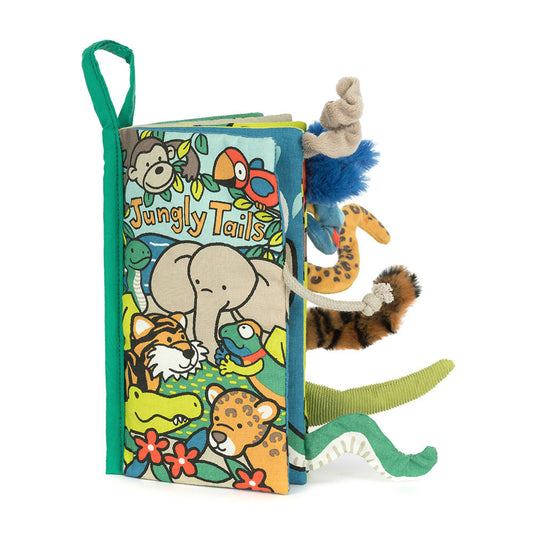 Jellycat Fabric Book Jungly Tails (0+)
