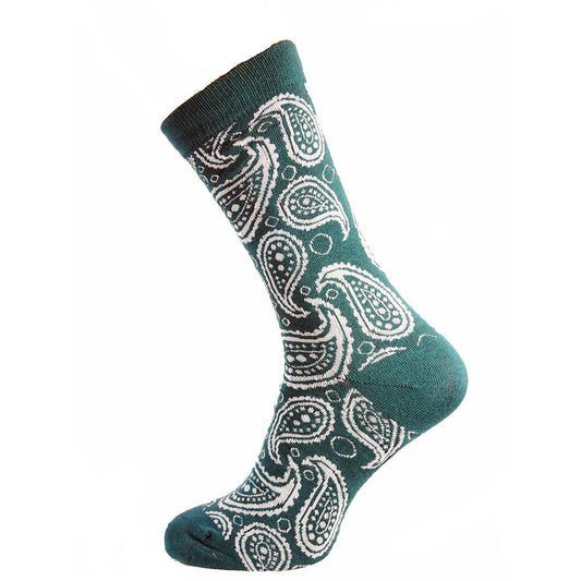 7-11  Bamboo Socks paisley