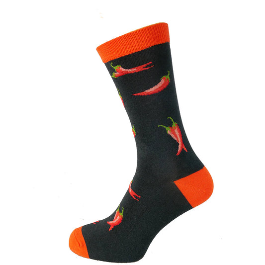 7-11 Bamboo Socks Chilli Peppers