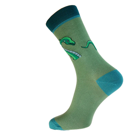 7-11 Bamboo Socks Nessie Sea Serpent