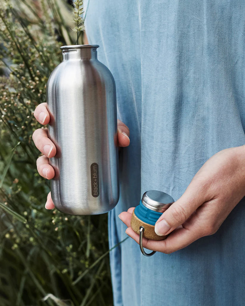 600ml Steel Water Bottle (Ocean)