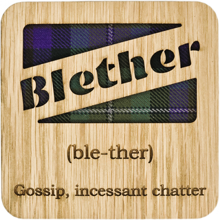 LT Wooden Coaster Blether