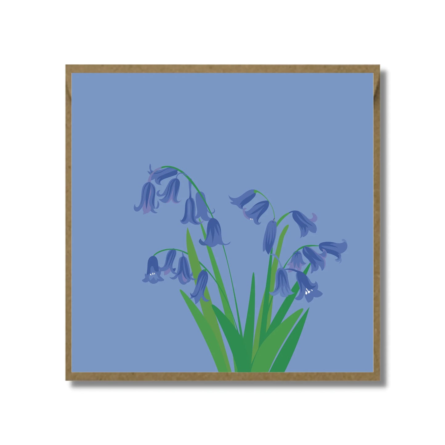 Blank Card Bluebells