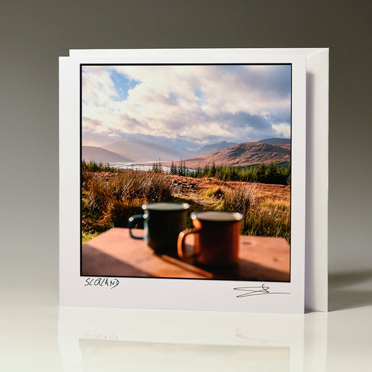 Blank Photo Card Bothy &amp; Cups by Daniel Dabrowski