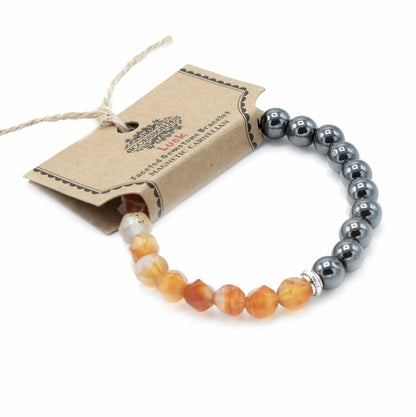 Gemstone Bracelet - Magnetic Carnelian
