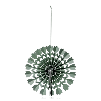 Hanging Tulip Rosette 12cm Sage Green