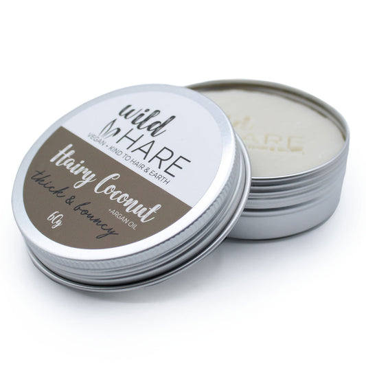 Wild Hare Solid Shampoo Tin Hairy Coconut