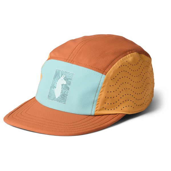 Cotopaxi Tech Plus 5-Panel Hat Tide Pool & Whiskey | Hats & Caps