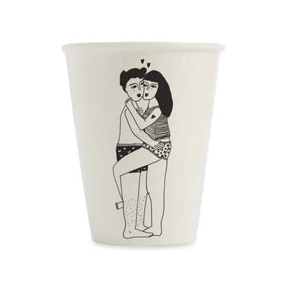 Helen B Porcelain Cup Morning Love | Helen B Ceramics