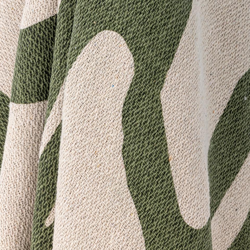 Bloomingville Dalmine Cotton Throw (Green) | Home Interiors | Throws & Blankets