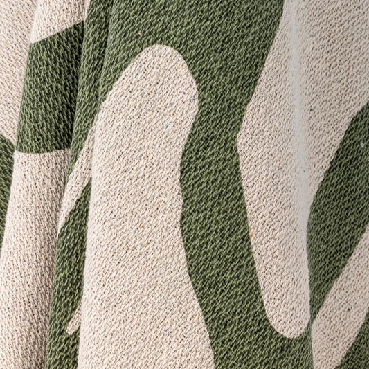 Bloomingville Dalmine Cotton Throw (Green) | Home Interiors | Throws & Blankets