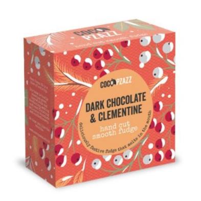 Coco Pzazz Dark Chocolate & Clementine Fudge