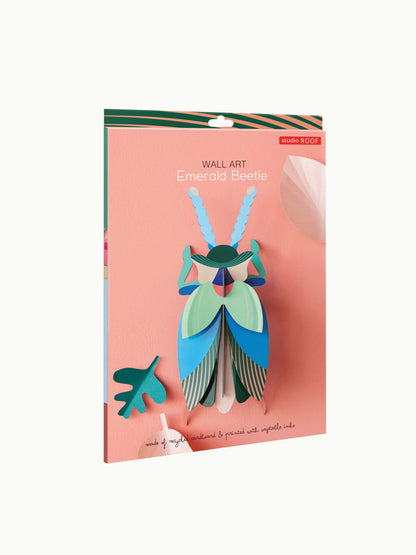 Studio Roof 3D Model Kit - Emerald Beetle