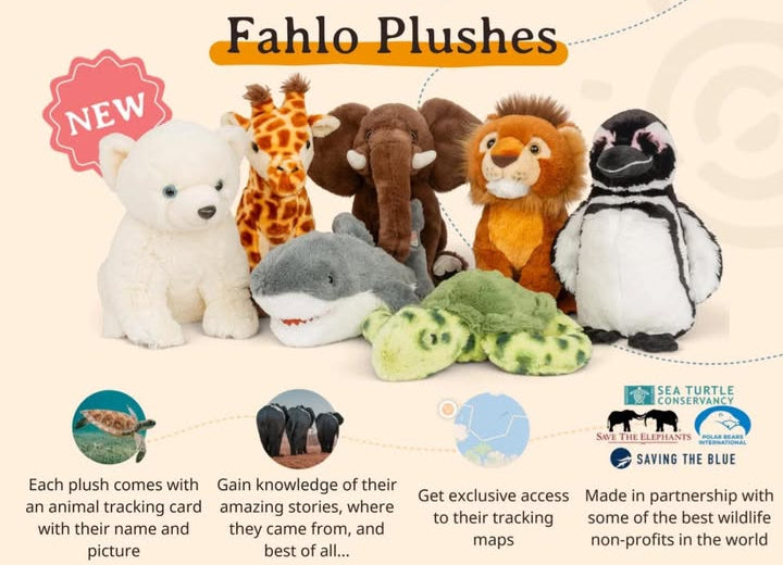 Sea Turtle Soft Toy with Tracking Link