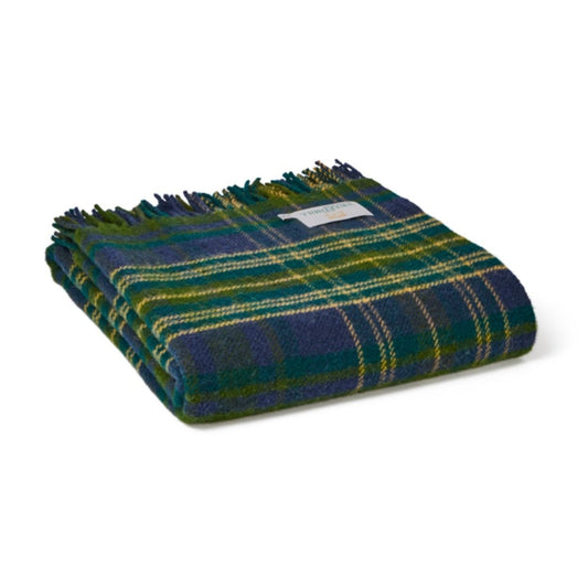 Tweedmill Wool Throw Forest Tartan