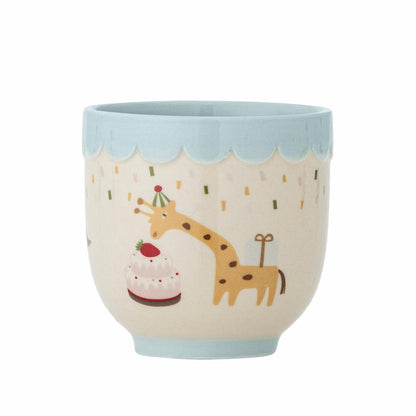 Celebrate Stoneware Cup (Blue)