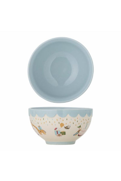 Celebrate Stoneware Bowl (Blue)
