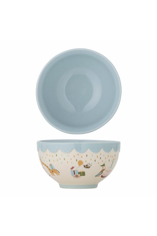 Celebrate Stoneware Bowl (Blue)