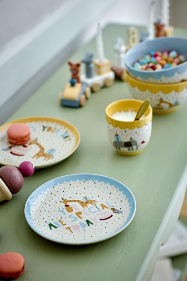 Celebrate Stoneware Bowl (Blue)