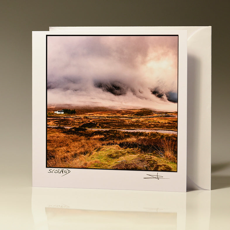 Blank Photo Card Glencoe Cottage