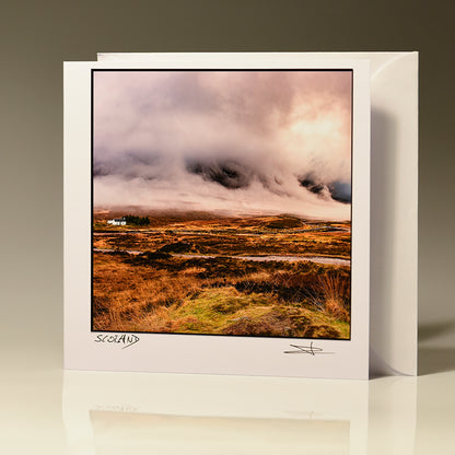 Blank Photo Card Glencoe Cottage