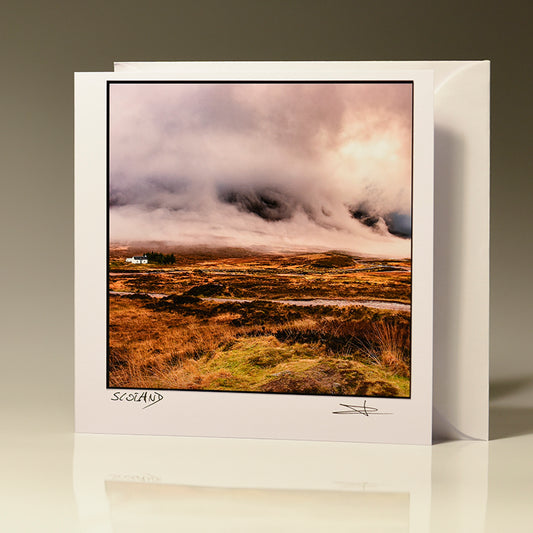 Blank Photo Card Glencoe Cottage